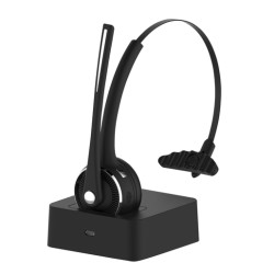 Digitech Rechargeable Bluetooth 5.0 Headset with Charging Cr
