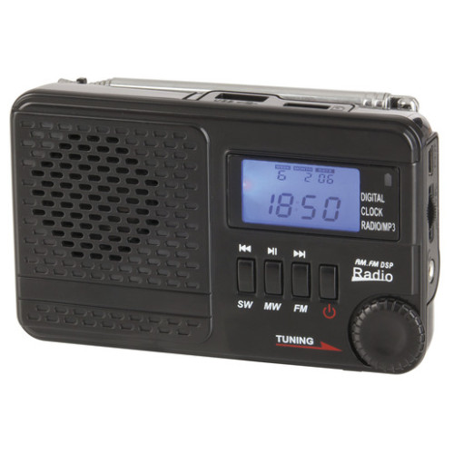 Digitech AM/FM/SW Rechargeable Radio with MP3