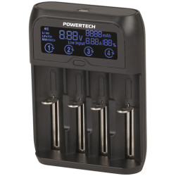 4-Channel Universal Fast Charger with LCD