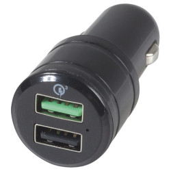 5.4A Dual USB Car Charger with QualcommÂ® Quick Chargeâ„¢ 3.