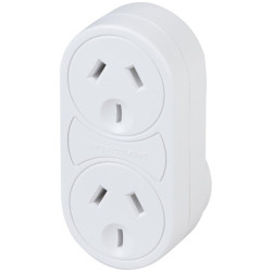 Mains Surge Protector Double Outlet