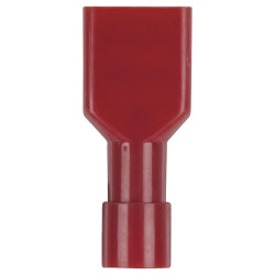 Fully Insulated Female Spade - Red - Pack of 8