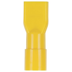 Fully Insulated Female Spade - Yellow - Pack of 8