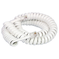 3m Replacement Handset Curly Cords With 4P/4C US Modular Plu
